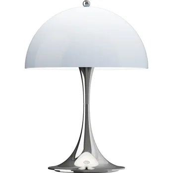 Lampička Louis Poulsen, Bezdrátová lampa Panthella 250 v3, modrá, chrom - Formadore