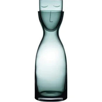 Nude, Karafka na vody Mr. & Mrs. se skleničkou 700 ml zelená 2 díly - Formadore