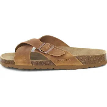 Pánské pantofle Boty BABUNKERS Family Braun 1446711 46