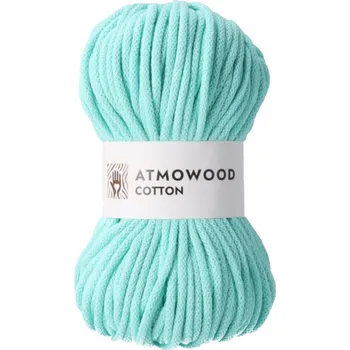 Příze Atmowood cotton 5 mm - mátová