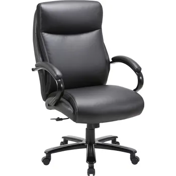 Černé kancelářské křeslo Hinton 72 x 113-121 x 72 100% polyuretan, kov