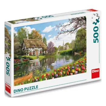 Puzzle Puzzle Chata u vody 500 dílků