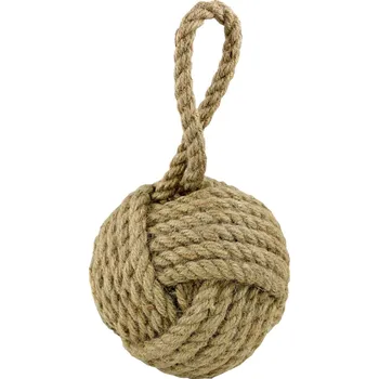 SEA Club Zarážka na dveře - Opičí pěst, přírodní, juta, V: 27cm, 15x15cm