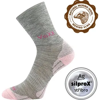 Dámská móda VoXX IRIZARIK teplé dětské ponožky světle šedé Velikost: 35-38 (23-25)