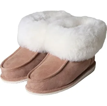 Pánské pantofle Boty Kaiser Naturfellprodukte Hellbraun 5123973 44