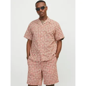 Pánská košile Košile Jack & Jones Rot/ Weiß 4339379 XL