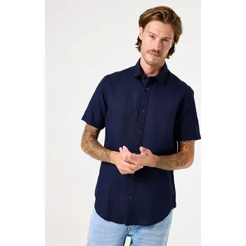 Pánská košile Košile Garcia Dunkelblau 3185573 XXL