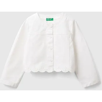 Dívčí bunda Benetton Weiß 7827627 82