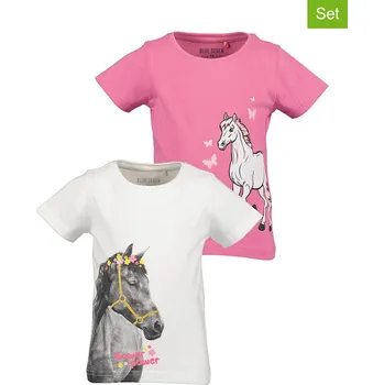 Dívčí tričko Tričko Blue Seven Pink/ Weiß 3189701 104