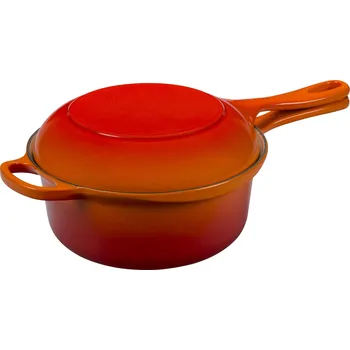 Nádobí Le Creuset, Rendlík Marmitout Signature 2v1 22 cm ohnivě oranžový - Formadore