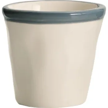 Zafferano, Hrnek Lido Rim 70 ml šedý - Formadore