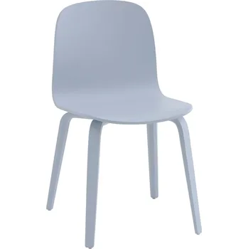 Muuto, Židle Visu, modrá, na dřevěných nohách - Formadore