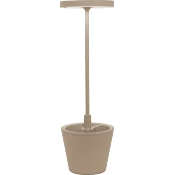 Lampička Zafferano, Stolní lampa Poldina Reverso s miskou béžová - Formadore