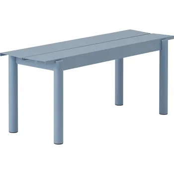 Zahradní lavice Muuto, Zahradní lavička Linear 110 cm pastelová modrá - Formadore