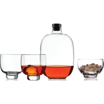Nude, Karafa na whisky Malt se 2 skleničkami a miskou 4 díly - Formadore