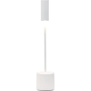 Lampička Zafferano, Stolní lampa Carolina bezdrátová, bílá - Formadore