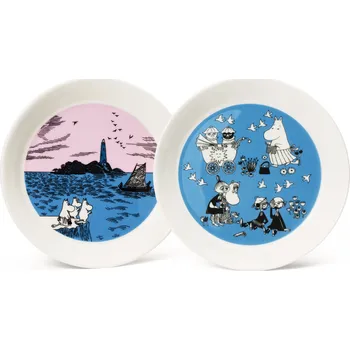 Talíř Arabia Finland, Talíře Arabia Finland Mumínci Night Sail & Peace 19 cm 2 ks - Formadore