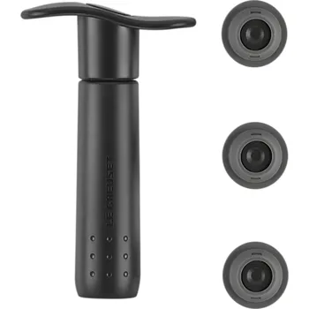 Úložný box Le Creuset, Pumpička na víno Le Creuset WA-137 z umělé hmoty černá - Formadore