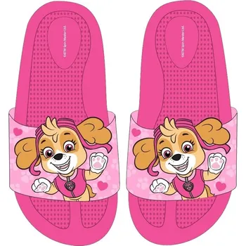 Chlapecké pantofle E plus M • Dívčí gumové pantofle Tlapková patrola - Paw Patrol - motiv Skye EU 31 / 32