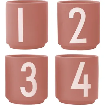 Design Letters, Šálky na espresso AJ nude 4 ks - Formadore