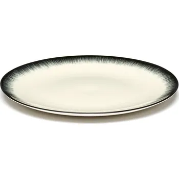 Talíř Serax, Dezertní talíř Dé 3, 17,5 cm, černobílý - Formadore