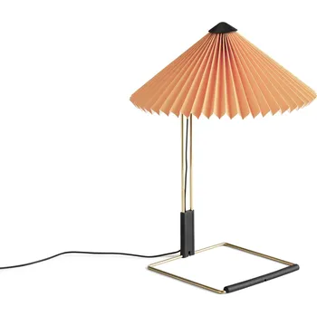 Lampička Hay, Stolní lampa Matin leštěná mosaz 30 cm broskvová - Formadore