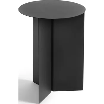 Konferenční stolek Hay, Odkládací stolek Slit kulatý 35 cm černý - Formadore