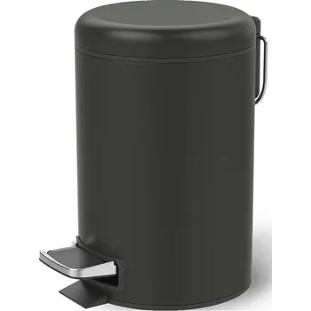 Odpadkový koš Decor Walther, Koš na odpadky do koupelny Basic 26 cm černý matný - Formadore