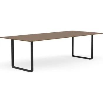 Jídelní stůl Muuto, Stůl Muuto nohy černé 255 x 108 cm tmavý dub - Formadore