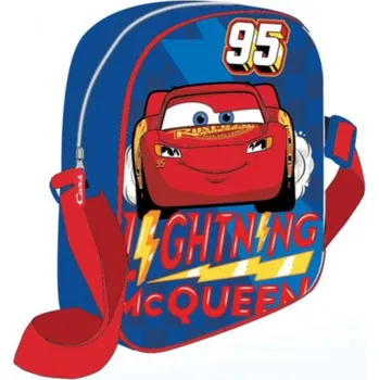 Setino • Dětská / chlapecká kapsička přes rameno Auta - Lightning McQueen - 21,5 x 15,5 x 8 cm