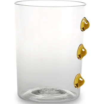 Sklenice Zafferano, Skleněný pohár Petoni 370 ml žlutý - Formadore