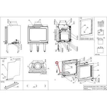 Krbová vložka JOTUL - zarážka polen I 200 _ I 500