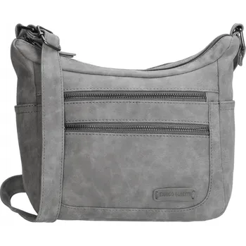 Kabelka Dámská kabelka přes rameno 66343-124 světle šedá, ENRICO BENETTI