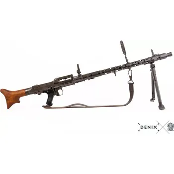 Replika zbraně Kulomet MG 34 s popruhem a mířidlem (Denix, Kulomet MG 34)