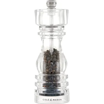 Mlýnek na koření Mlýnek na pepř COLE&MASON London Acrylic Precision+ Pepper Mill 18 cm