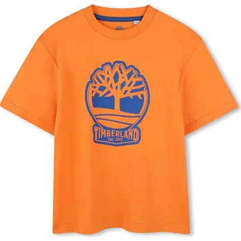 Chlapecké tričko Tričko Timberland Orange 256043 140