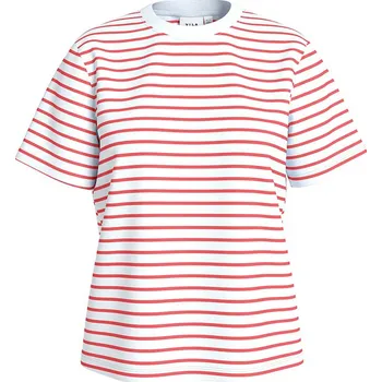 Tričko Vila Rot/ Weiß 3671131 XS