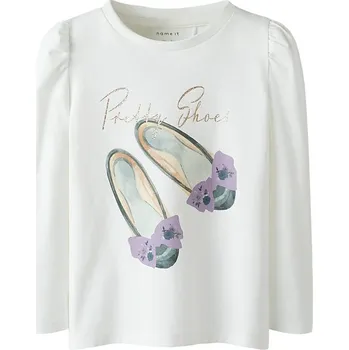 Dívčí tričko Tričko name it Weiß/ Lila 272323 110