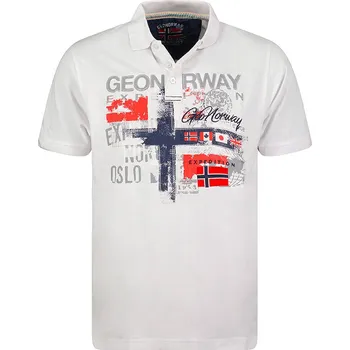 Chlapecké tričko Tričko Geographical Norway Weiß 2047187 116
