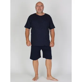Pánské pyžamo EVONA a.s. Pánské krátké pyžamo P BIGGER 506 Velikost: 4XL