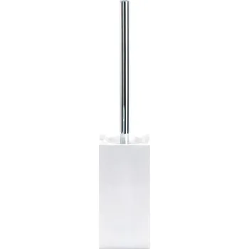 WC štětka Decor Walther, Wc štětka Porzellan čtvercová chrom-bílá - Formadore