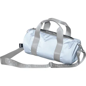 Kabelka LOQI, Taška LOQI Artist Weekender Reflective M, stříbrná - Formadore