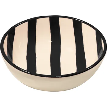 Zafferano, Mistička Lido Righe s pruhy 13 cm černá - Formadore