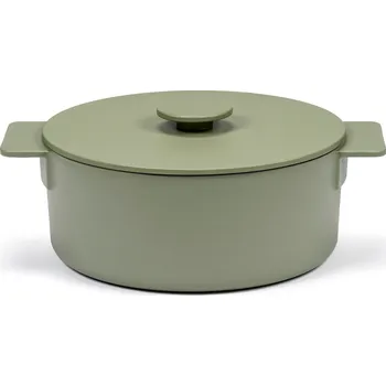 Pánev Serax, Hrnec s poklicí Surface, 4,6 l, zelený, 2 díl. - Formadore