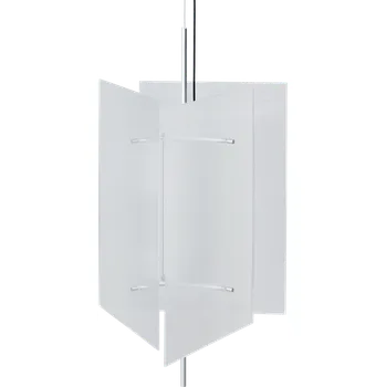 Ferm Living, Závěsná lampa Oeste, průhledná - Formadore