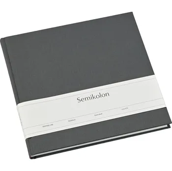 Diář Semikolon, Pamětní kniha Uni Eternity, tmavě šedá - Formadore