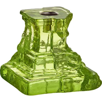 Svícen Kosta Boda, Svícen na klasickou svíčku Rocky Baroque 9,5 cm zelený - Formadore
