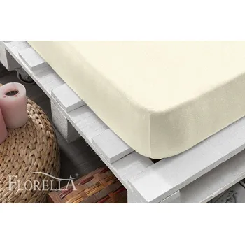 Prostěradlo Florella Prostěradlo Zwirn Jersey Elastan Alabaster - loznice21.cz