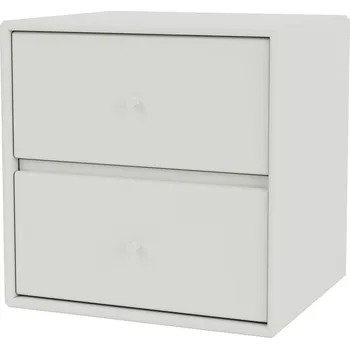 Noční stolek Montana, Noční stolek Drift světle šedý - Formadore