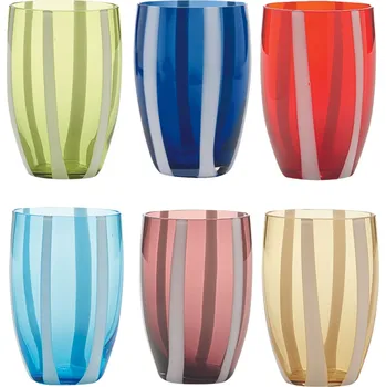 Sklenice Zafferano, Sklenice Gessato, 320 ml, 6 ks - Formadore